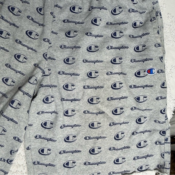 Champion Gray Logo Shorts - Picture 2 of 3